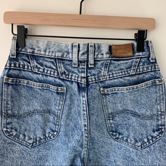 Vintage 80’s Lee acid wash capris 28” - Picture 5 of 8